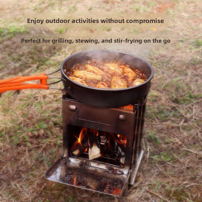 Camping Cooking Fire Stove - Portable Outdoor Camping Picnic Fire Pit