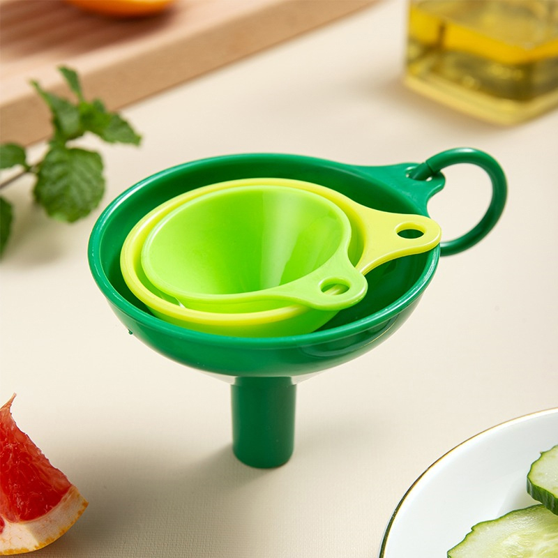 3Pcs Set Kitchen Funnel Dispen - Camping Cooking Tool Set ulasan dan harga