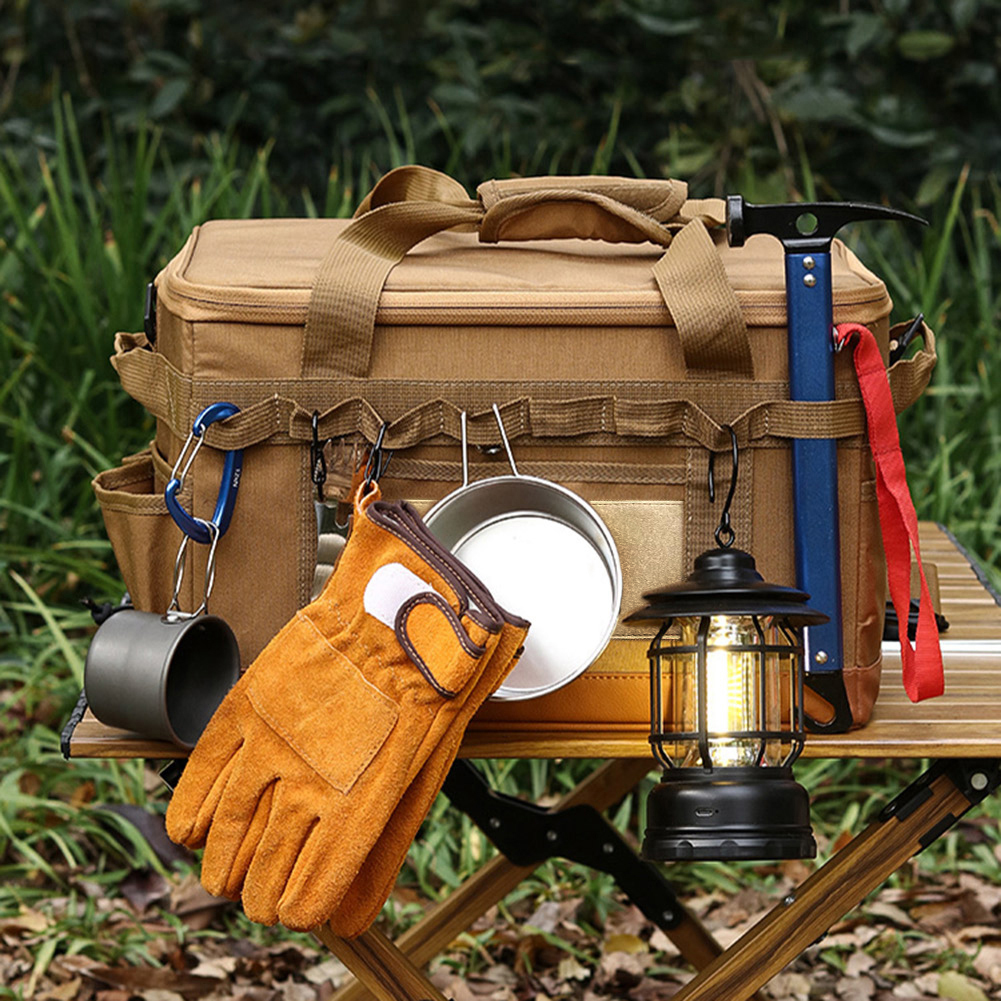 30L Camping Cooking Utensil Or - Camping Cooking Utensil Bag ulasan dan harga