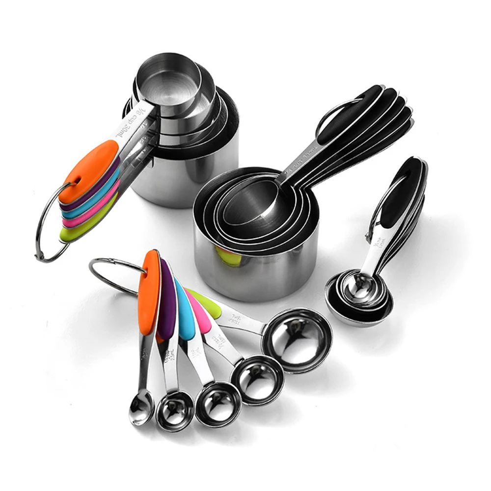5/10Pcs Stainless Steel Measur - Camping Cooking Tool Set ulasan dan harga