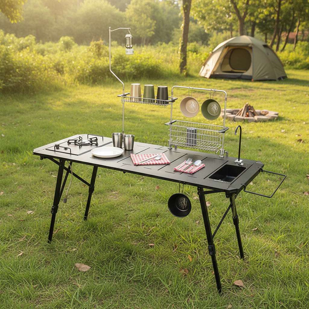 Portable Aluminum Alloy Igt Ta - Camping Cooking Area ulasan dan harga