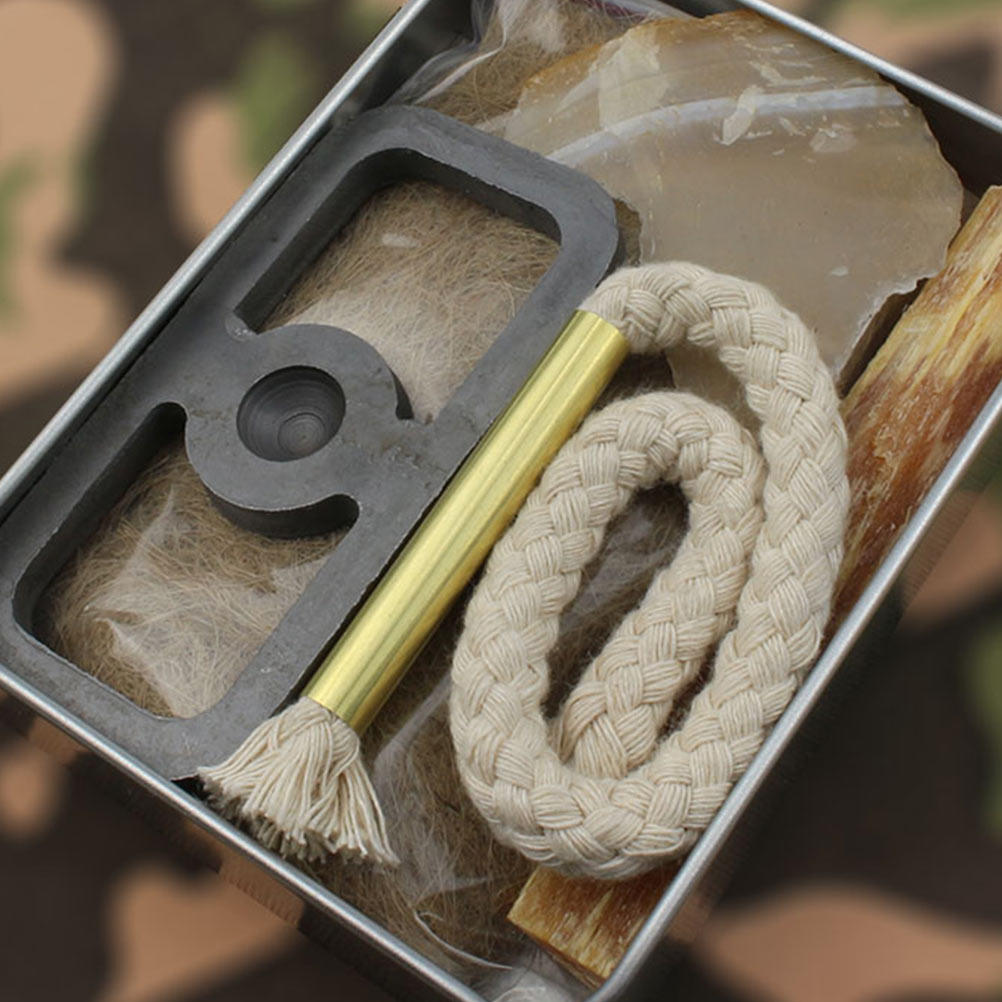 1Set Fire Starter Cotton Rope  - Camping Cooking Tool Set ulasan dan harga