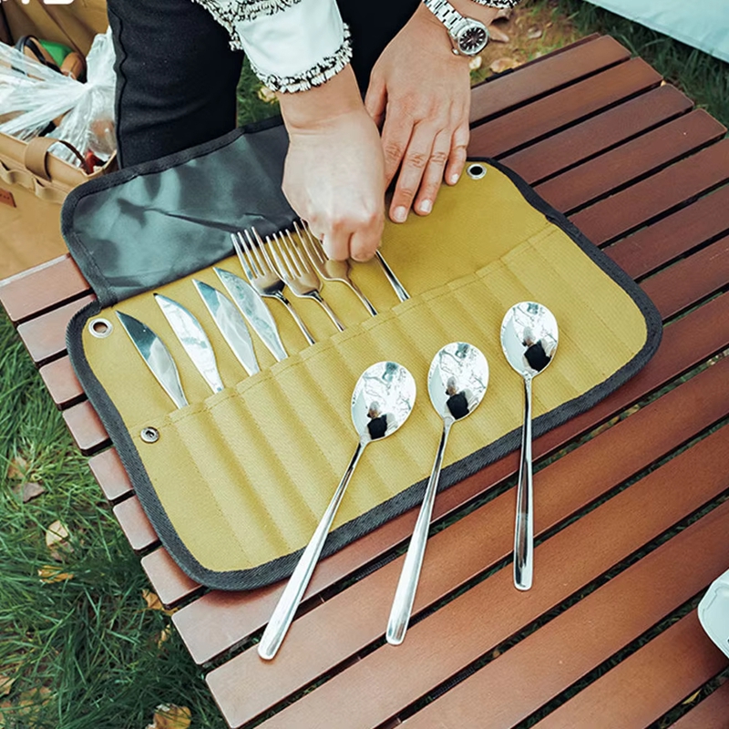 Portable Outdoor Tableware Sto - Camping Cooking Utensil Bag ulasan dan harga