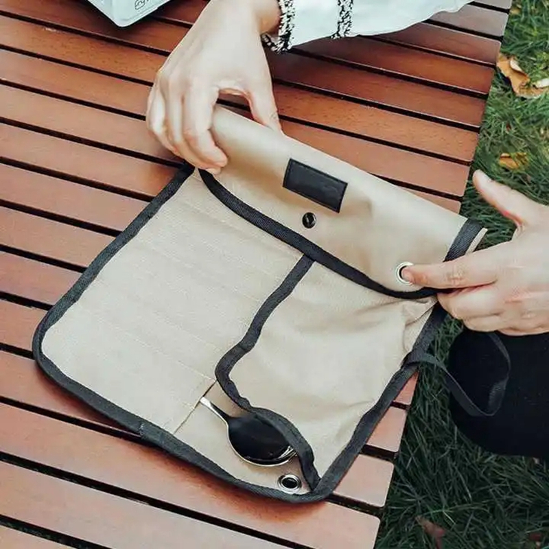 Portable Outdoor Tableware Sto - Camping Cooking Utensil Bag ulasan dan harga