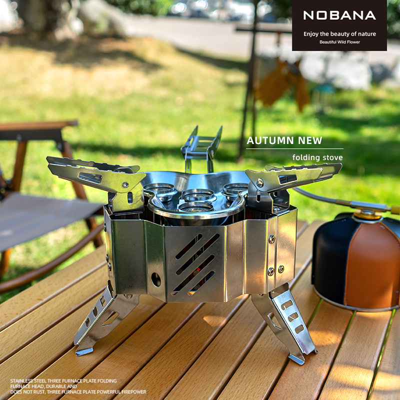 Portable High-power Gas Stove  - Camping Cooking Fire Stove ulasan dan harga