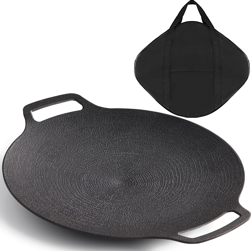 Korean BBQ Grill Pan Non-stick - Camping Cooking Cupboard ulasan dan harga