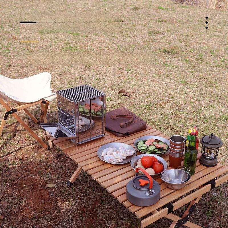 Portable Outdoor Camping Picni - Camping Cooking Fire Stove ulasan dan harga