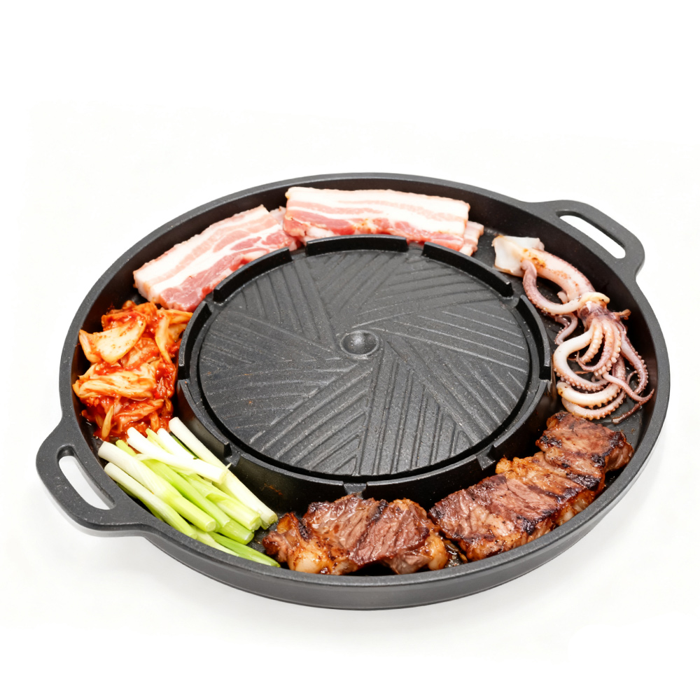 KOSUN Korean BBQ Grill Pan 2 i - Camping Cooking Equipment ulasan dan harga