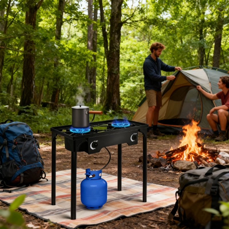 Power 150000 Double Stove For  - Camping Double Cooking Stove ulasan dan harga