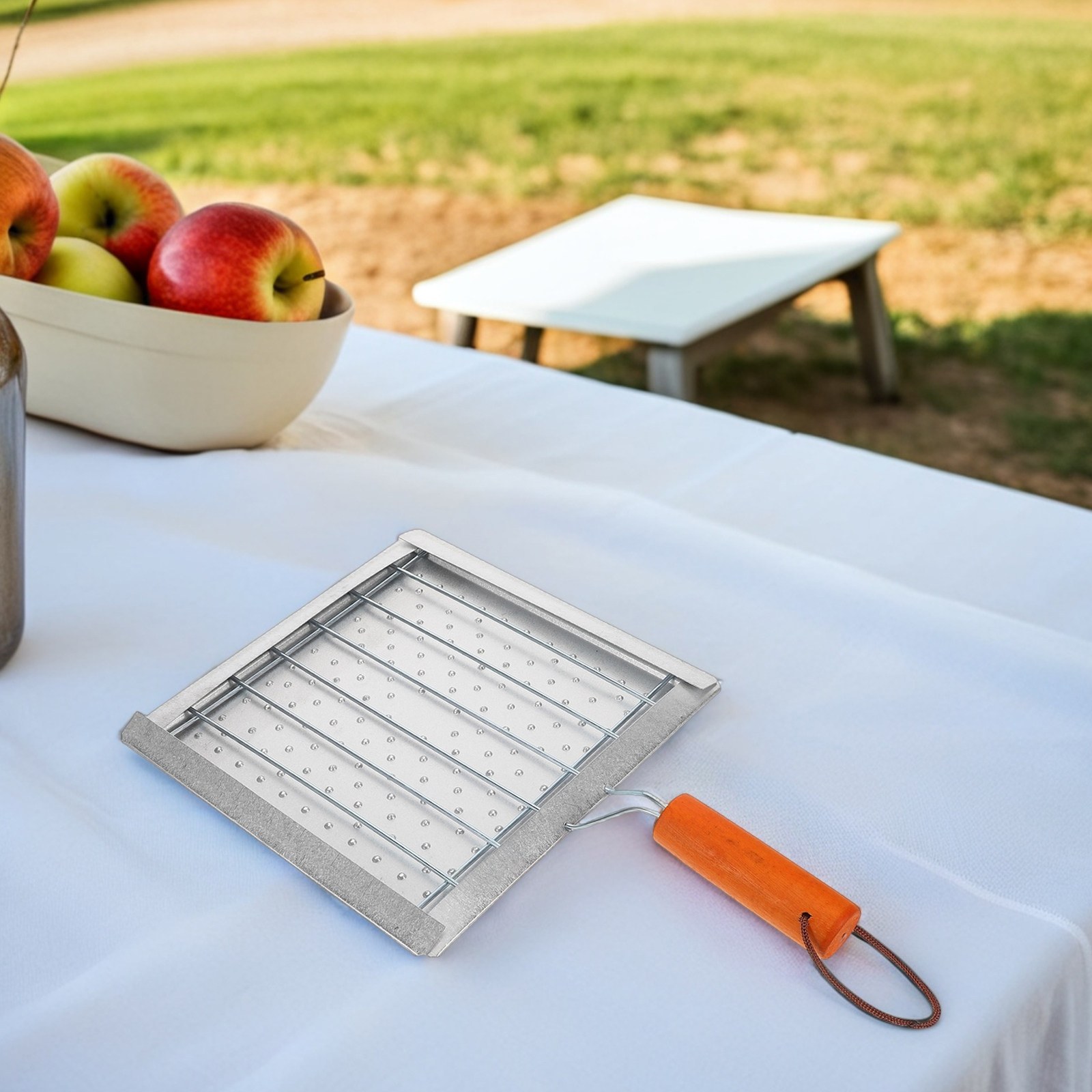 Portable Square Wooden Handle  - Camping Cooking Vegetables ulasan dan harga