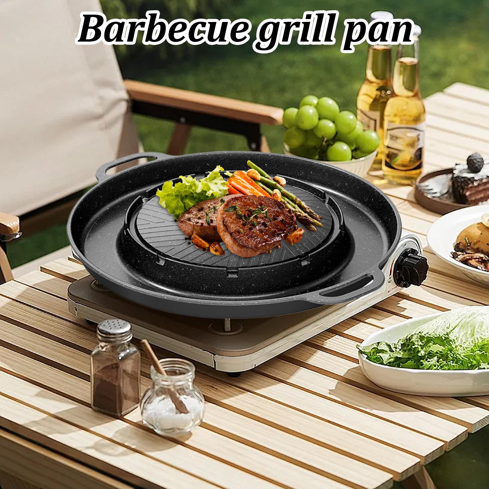 2-in-1 Grill & Hot Pan for Sto - Camping Cooking Cupboard ulasan dan harga
