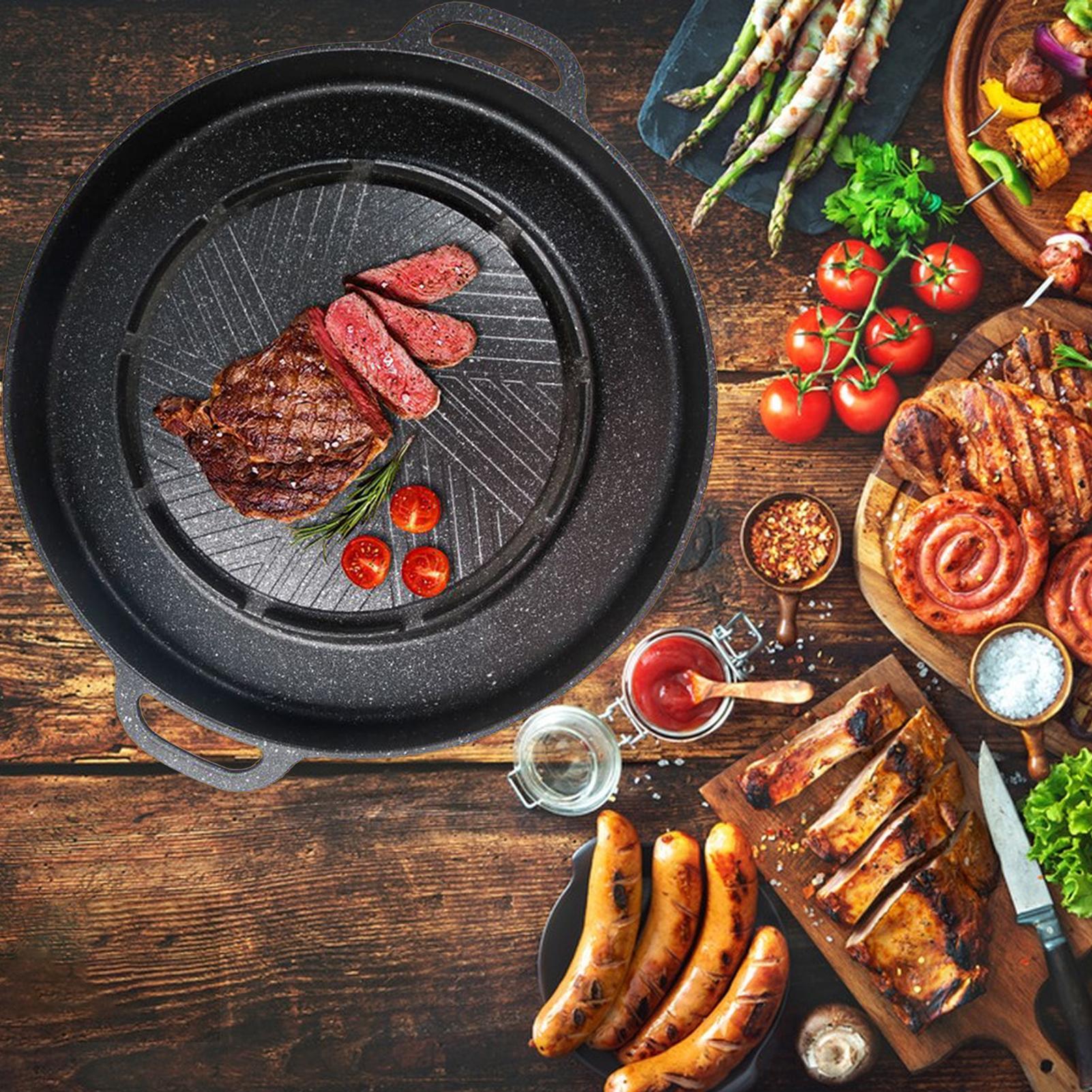 2-in-1 Grill & Hot Pan for Sto - Camping Cooking Cupboard ulasan dan harga