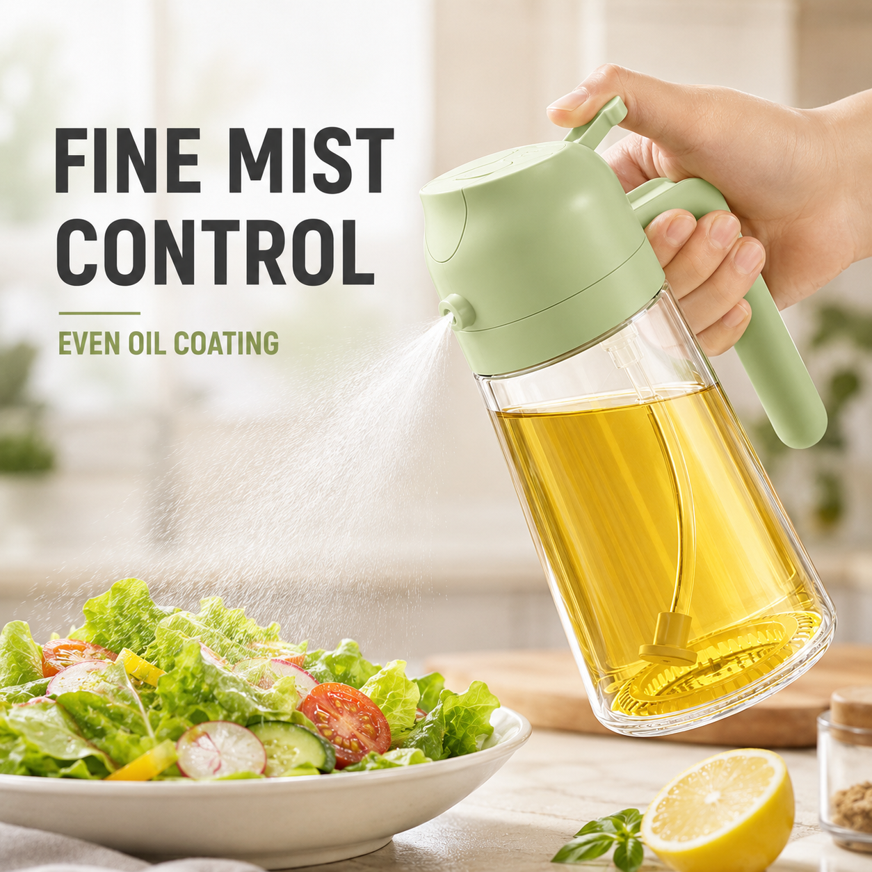 2 in 1 Olive Oil Sprayer Dispe - Camping Cooking Area ulasan dan harga