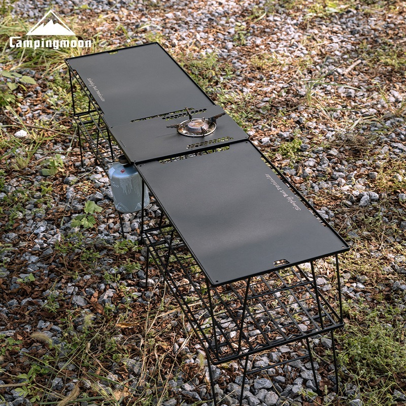 CAMPINGMOON Portable Camping I - Camping Cooking Cupboard ulasan dan harga