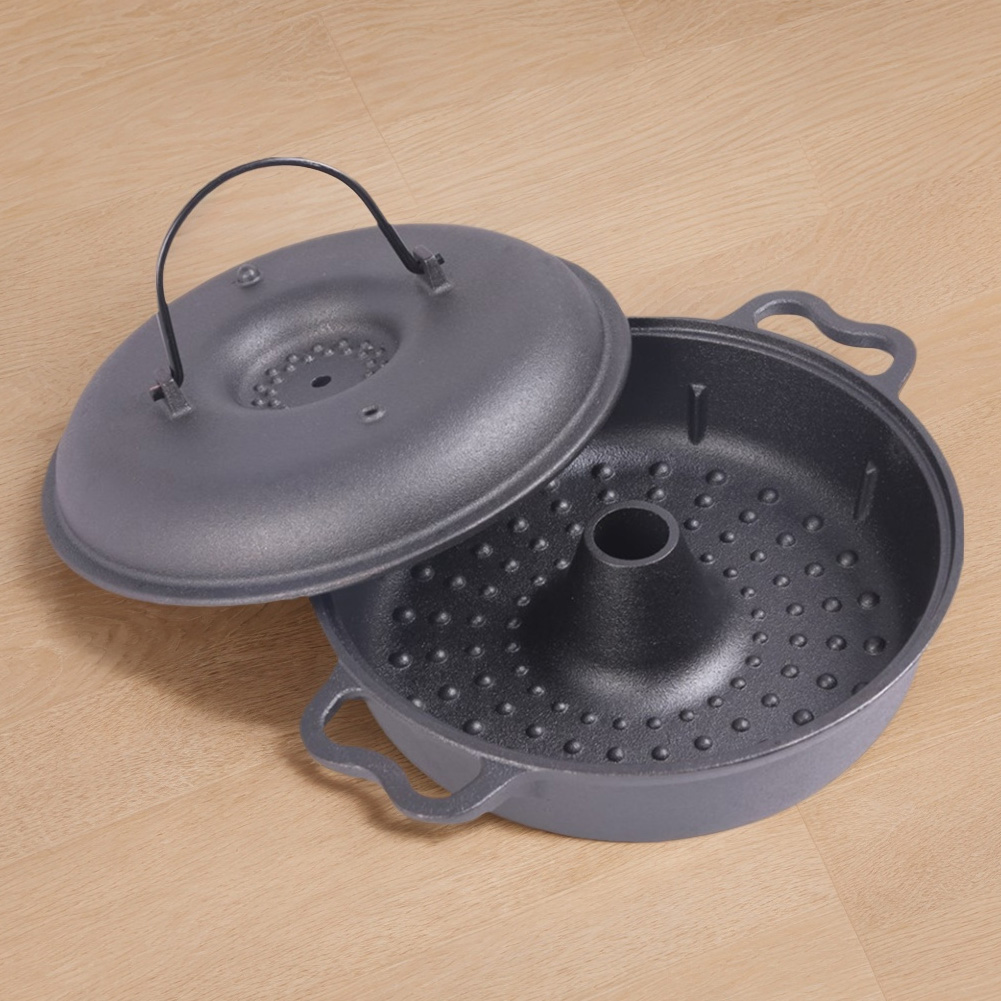 28cm Cast Iron Sweet Potato Pa - Camping Cooking Vegetables ulasan dan harga