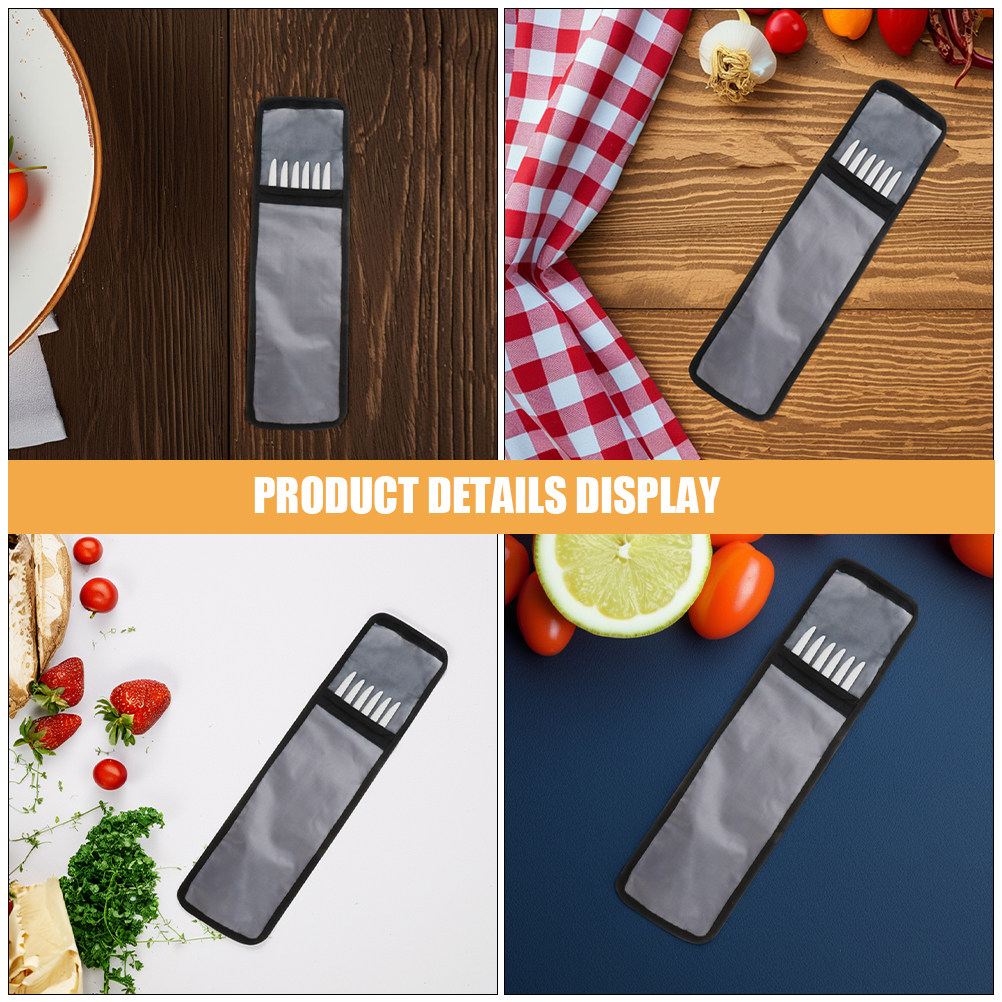 Thickened Oxford Bbq Skewer St - Camping Cooking Utensil Bag ulasan dan harga