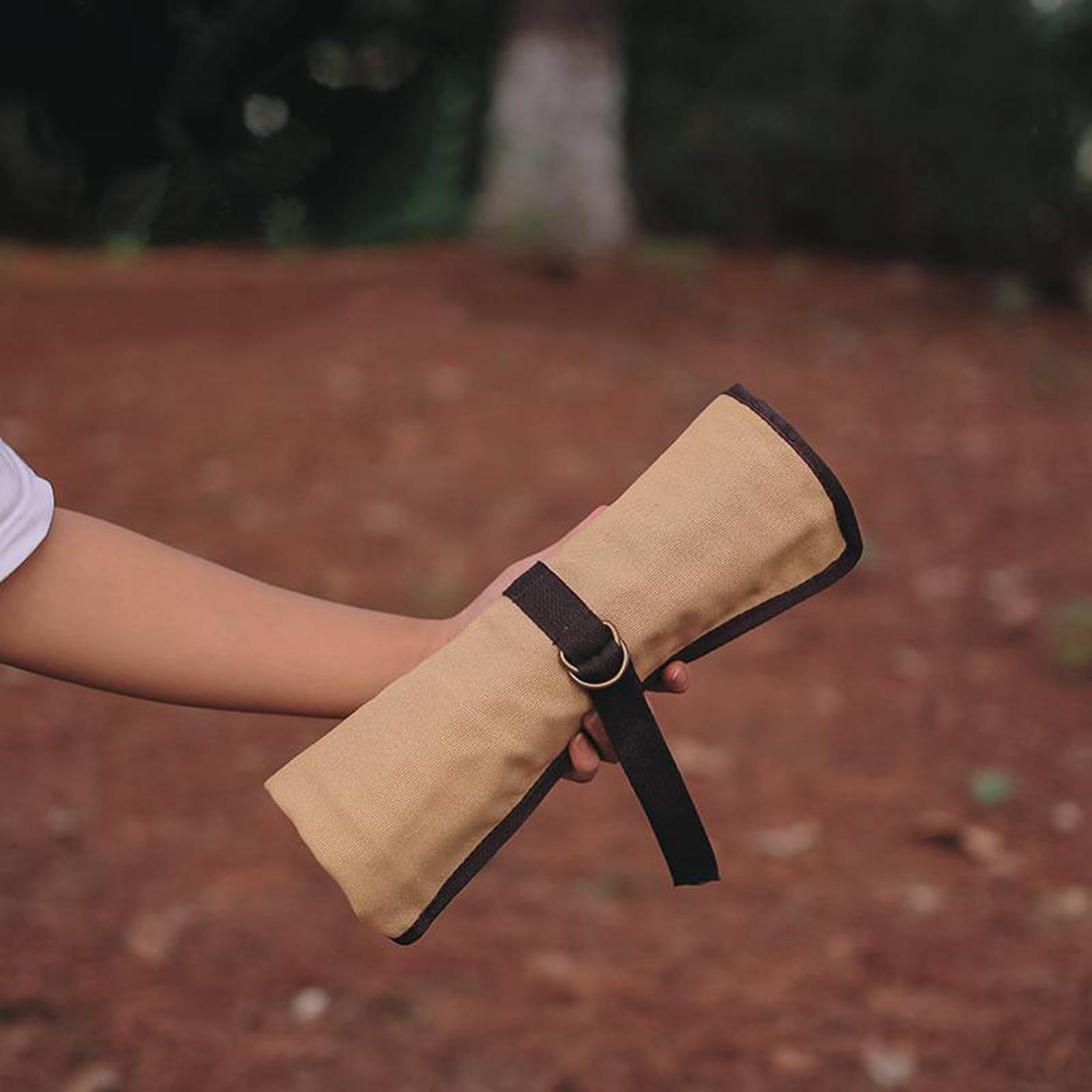 Portable Camping Utensil Roll  - Camping Cooking Utensil Bag ulasan dan harga