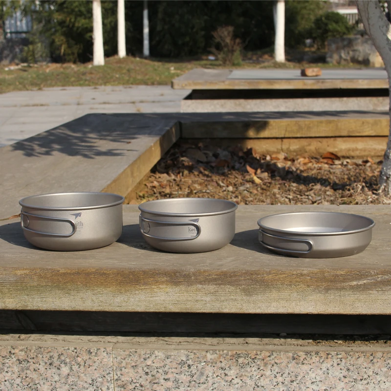 Keith 3PCS Titanium Cookware P - Camping Cooking Tool Set ulasan dan harga
