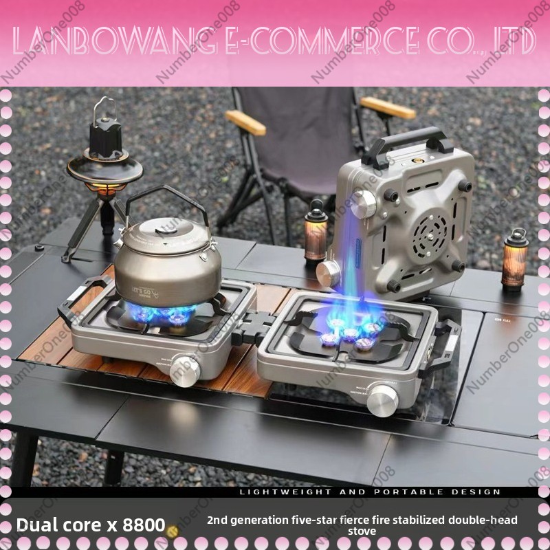 Outdoor Dual Burner High Power - Camping Cooking Equipment ulasan dan harga