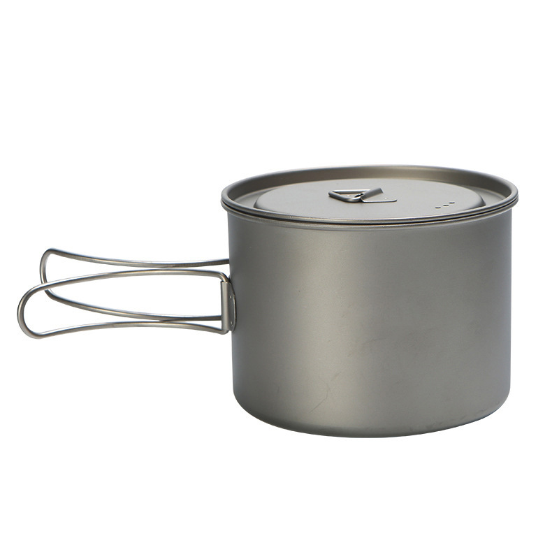 Outdoor Picnic Titanium Cookin - Camping Hanging Cooking Pot ulasan dan harga