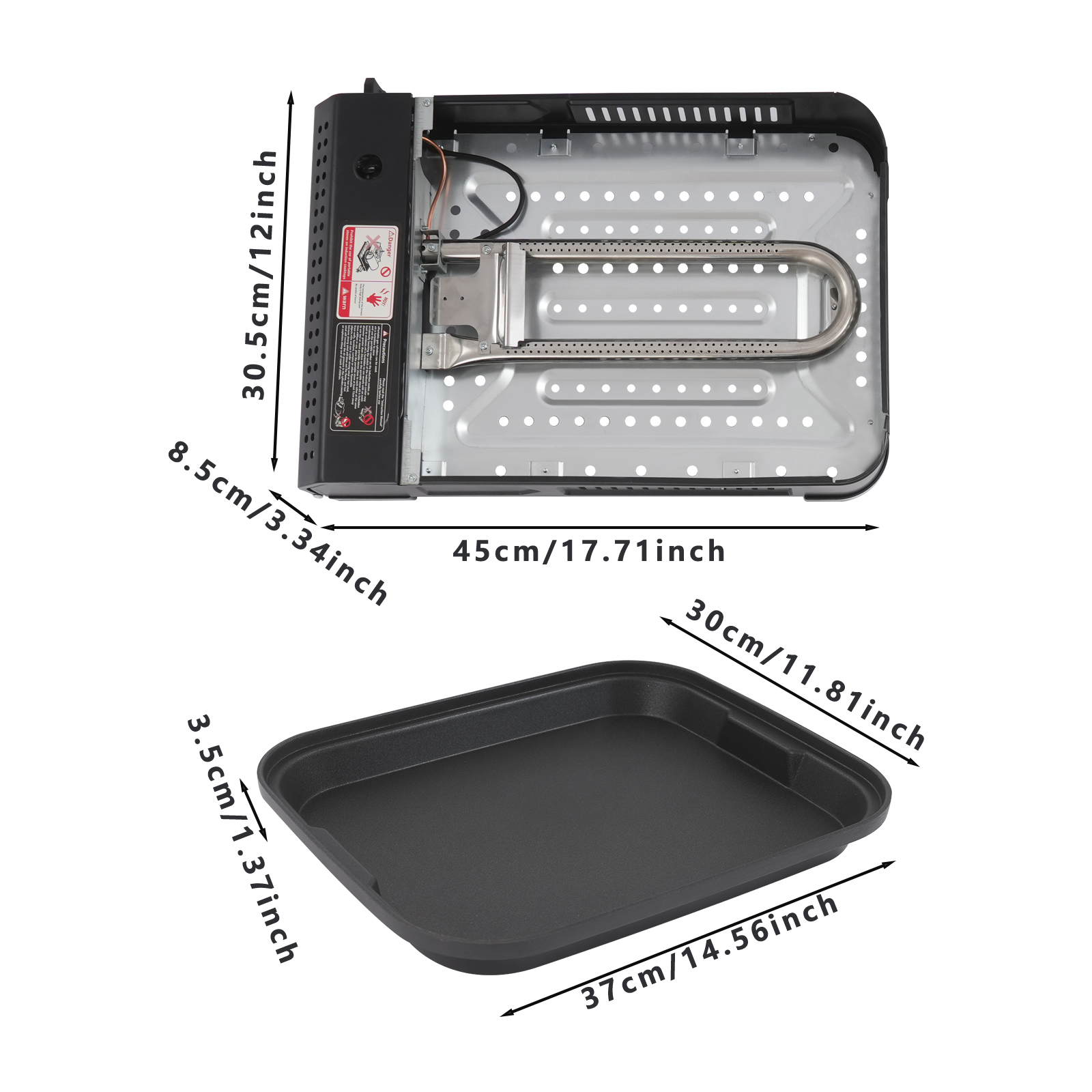Black Rectangle Portable Butan - Camping Cooking Canister ulasan dan harga
