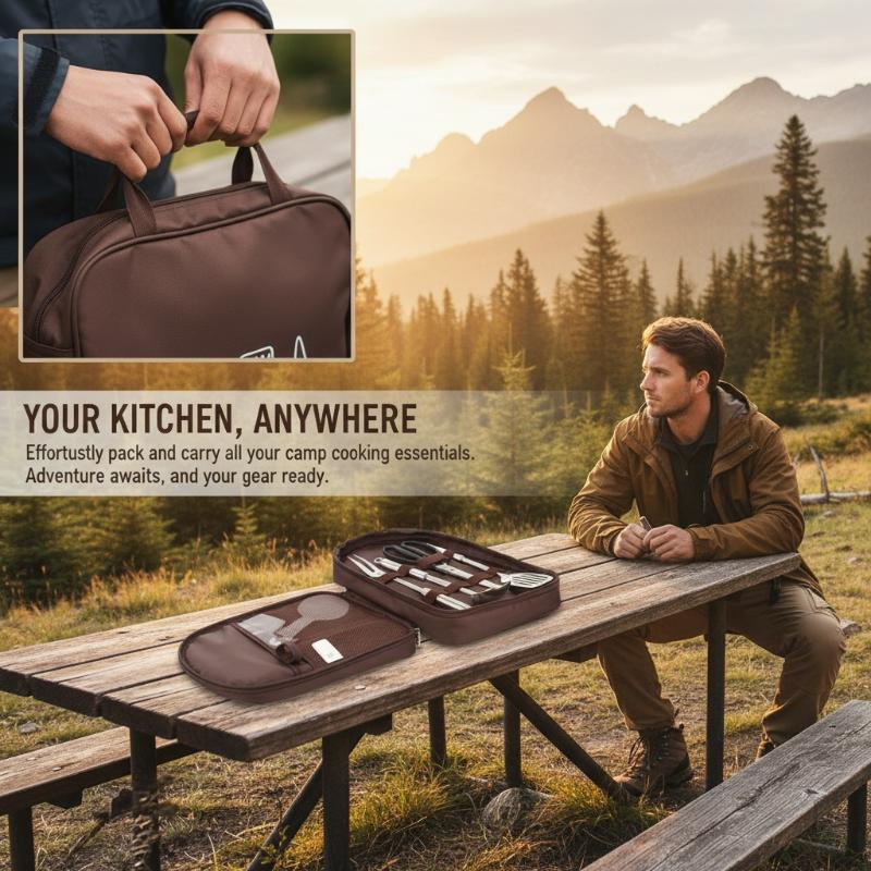 Outdoor Cooking Bag Camping St - Camping Cooking Utensil Bag ulasan dan harga