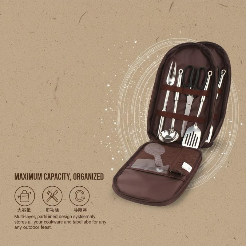 Outdoor Cooking Bag Camping St - Camping Cooking Utensil Bag ulasan dan harga