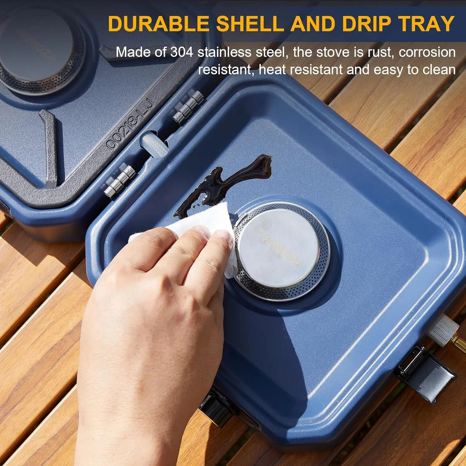 Factory Custom 16000 BTU Doubl - Camping Double Cooking Stove ulasan dan harga