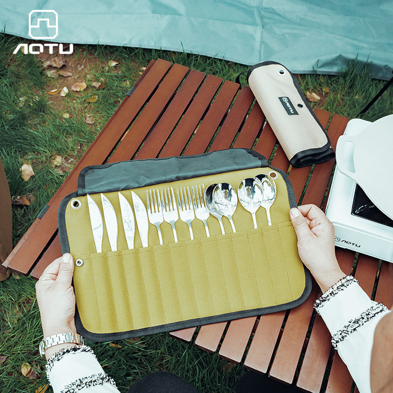 Oxford Cloth Camping Utensil S - Camping Cooking Utensil Bag ulasan dan harga