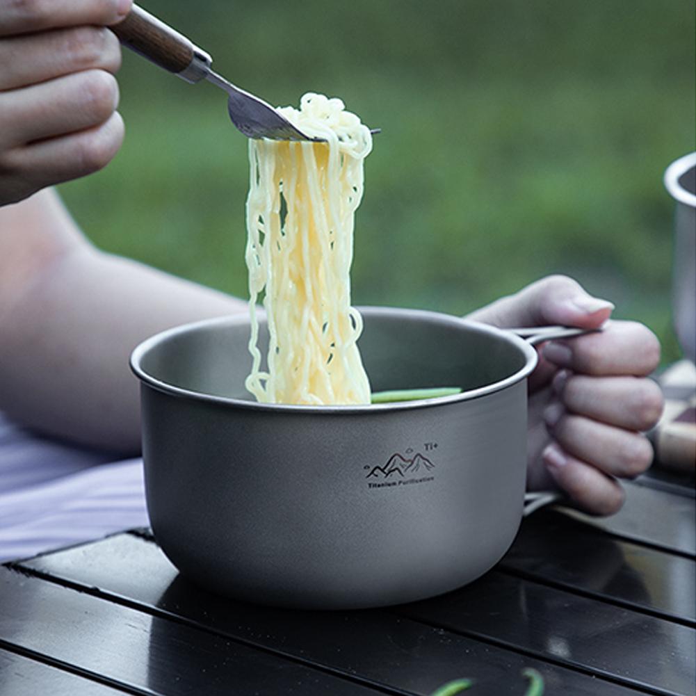 Titanium Hanging Pot Lightweig - Camping Hanging Cooking Pot ulasan dan harga