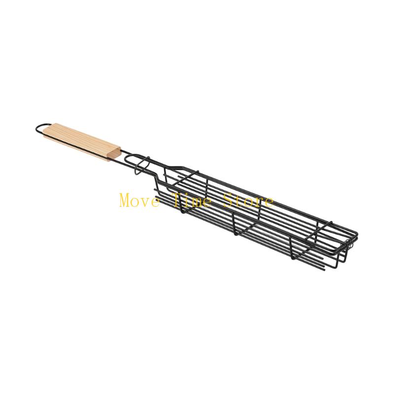 92ME Handle BBQ Grills Basket  - Camping Cooking Vegetables ulasan dan harga