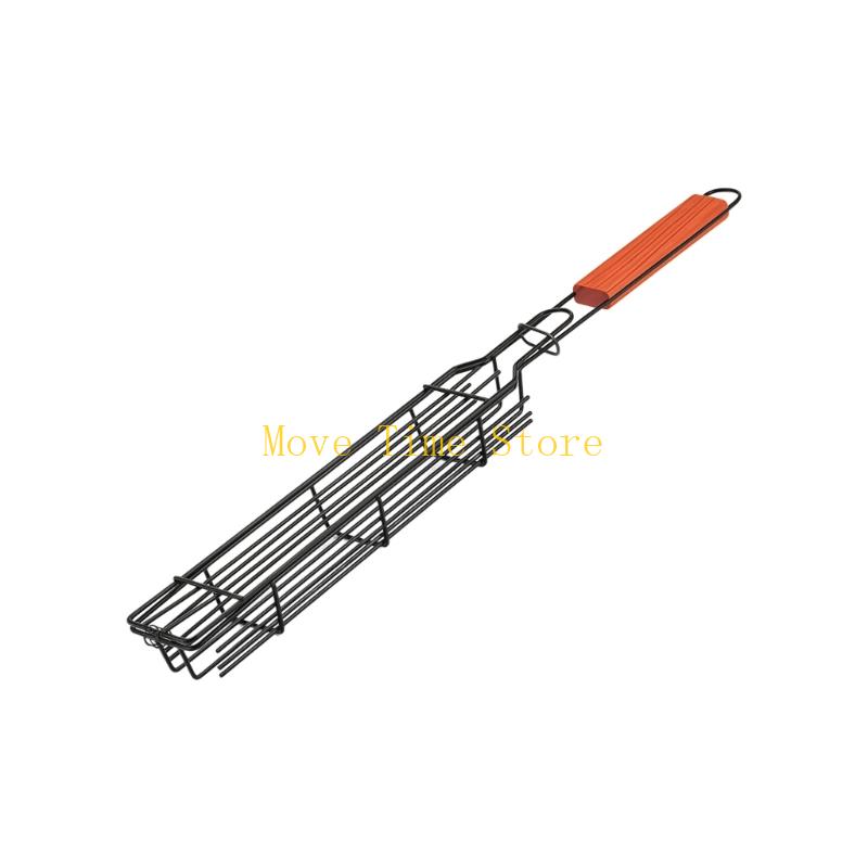 92ME Handle BBQ Grills Basket  - Camping Cooking Vegetables ulasan dan harga