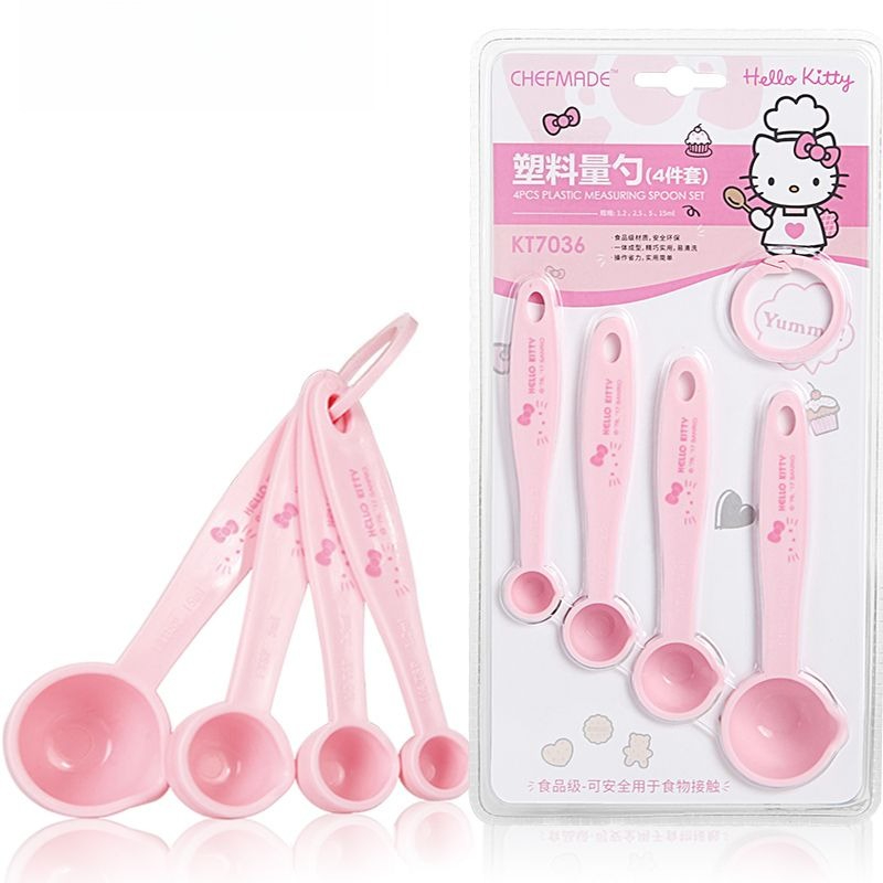 Hello Kitty printed measuring  - Camping Cooking Tool Set ulasan dan harga