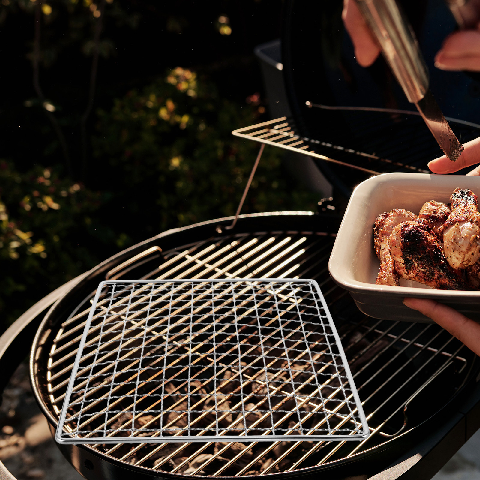 Stainless Steel Grill Mat Non  - Camping Cooking Area ulasan dan harga