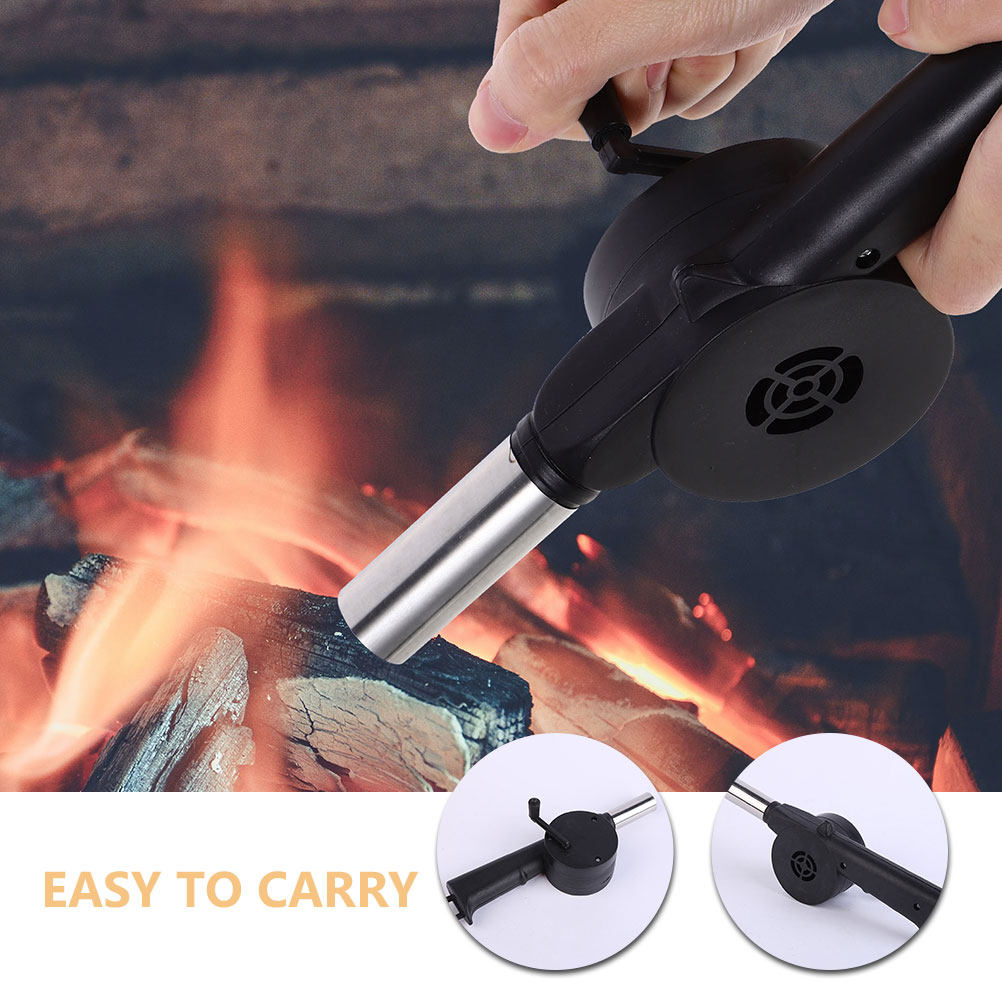Hand Crank Black Manual Bbq Fa - Camping Cooking Equipment ulasan dan harga