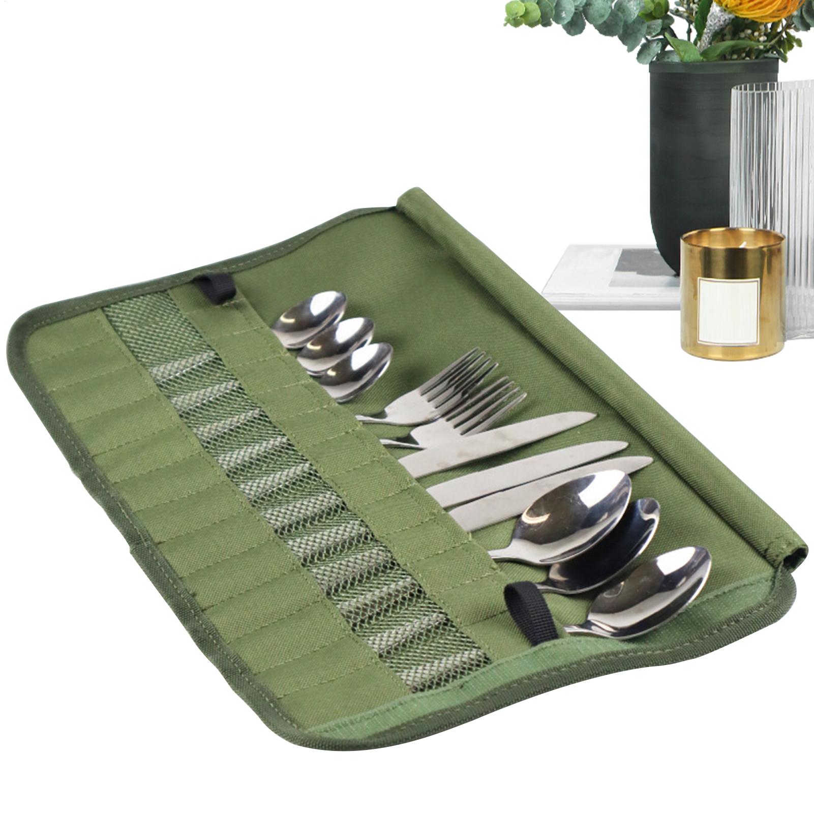 Camping Tableware Roll Bag Cam - Camping Cooking Utensil Bag ulasan dan harga