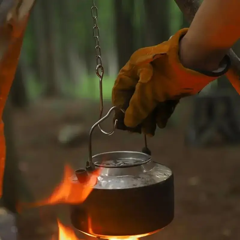 MuqiNush Portable Camping Trip - Camping Cooking Pot Tripod ulasan dan harga