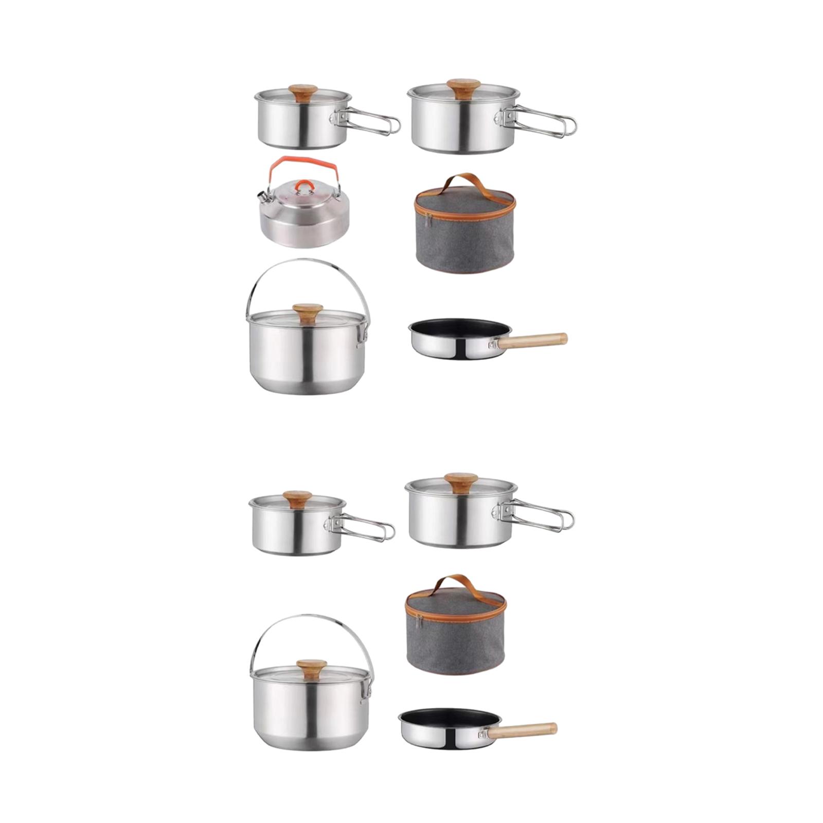 Camping Cookware Kit Outdoor P - Camping Cooking Utensil Bag ulasan dan harga
