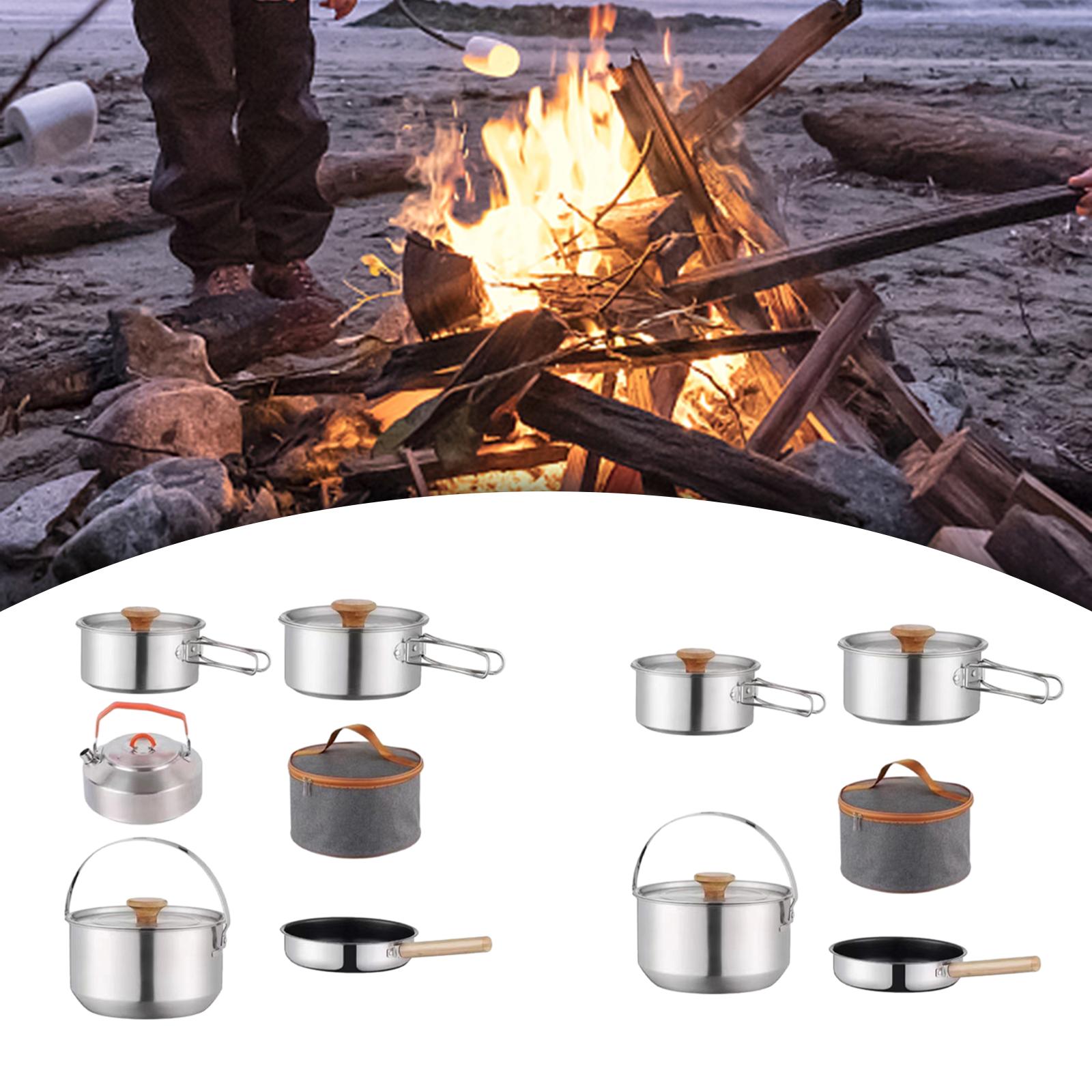 Camping Cookware Kit Outdoor P - Camping Cooking Utensil Bag ulasan dan harga