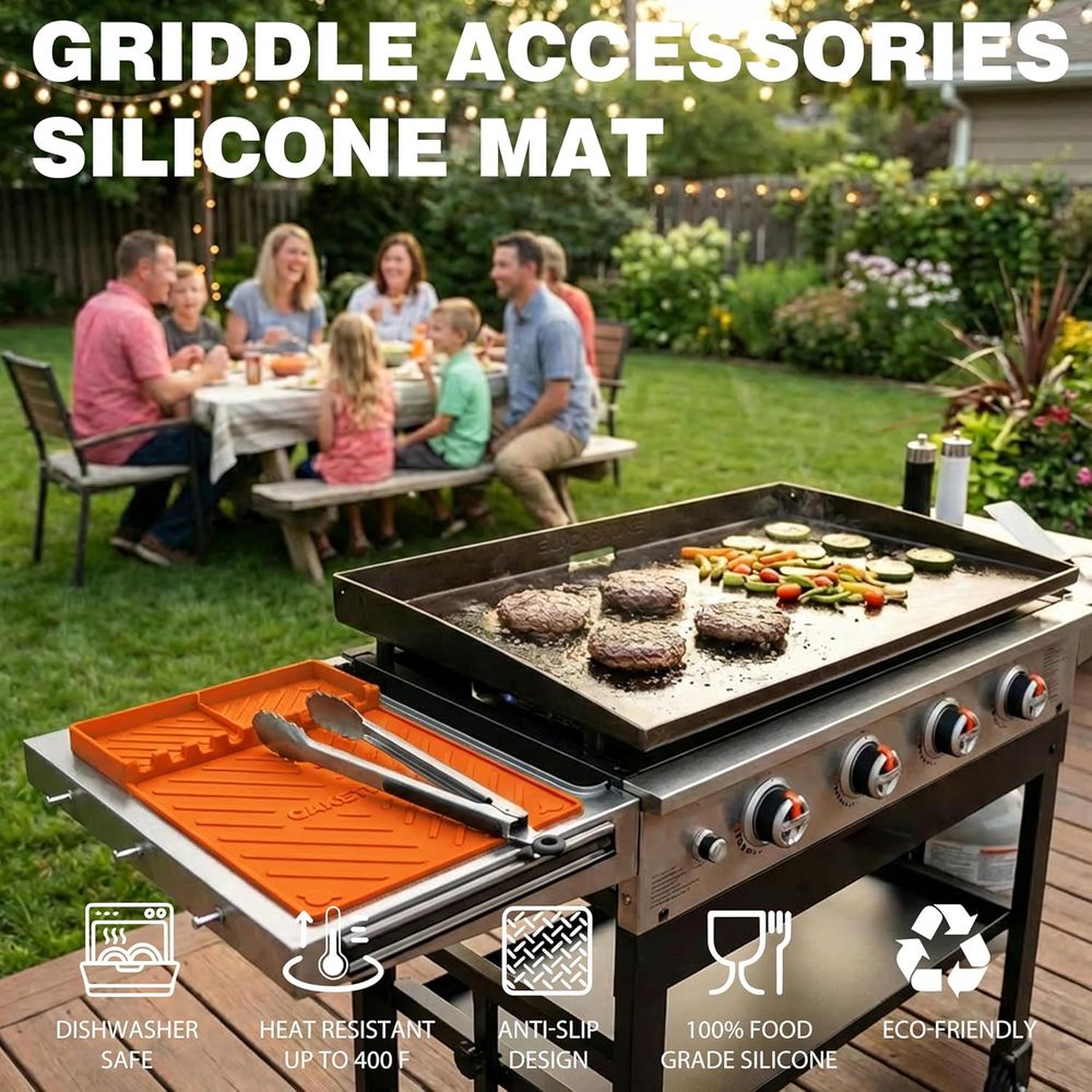 Silicone Grill Mats or Griddle - Camping Cooking Area ulasan dan harga