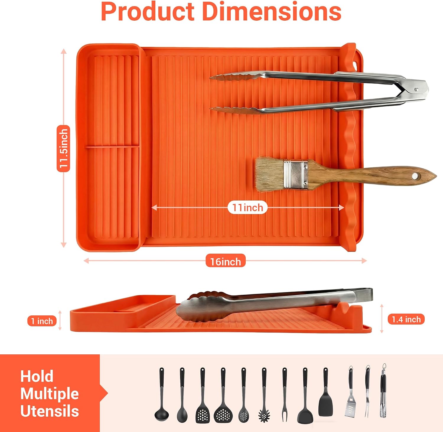 2-Pack Silicone Grill Mat 16x1 - Camping Cooking Area ulasan dan harga