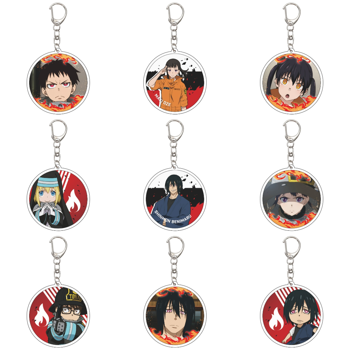 55MM Anime Fire Force Keychain - Campfire Cooking In Another World With My Absurd Skill Manga ulasan dan harga