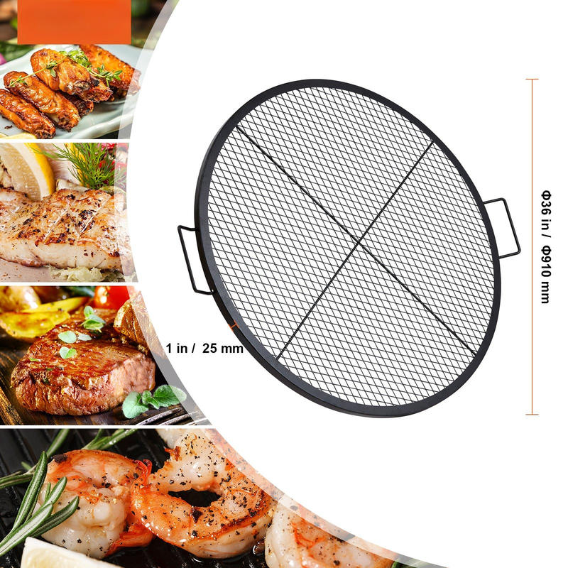 Black Round Cooking Grid 36 In - Camping Cooking Area ulasan dan harga