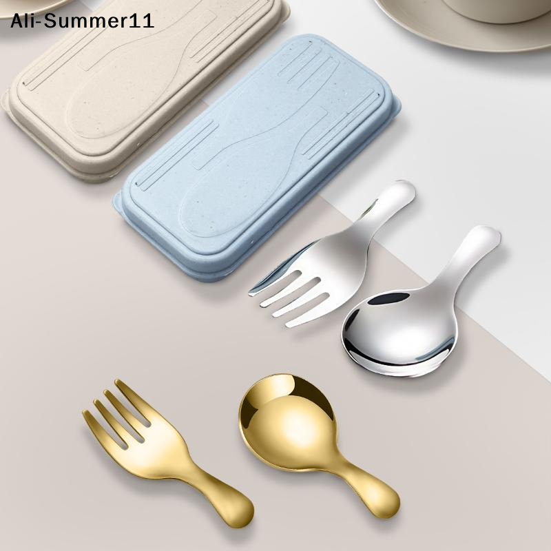 【A6L】Steel Tableware Set Spoon - Camping Cooking Area ulasan dan harga