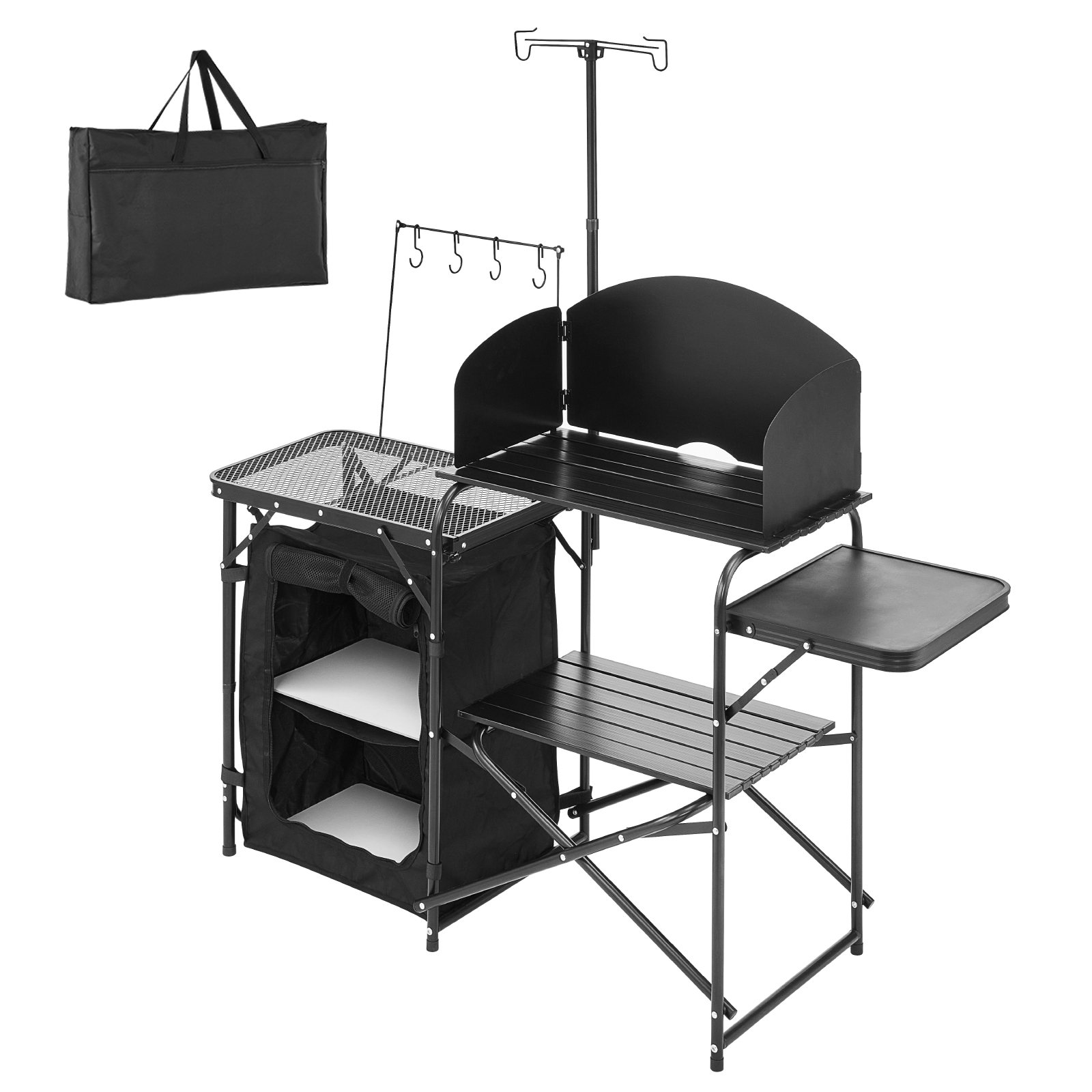 SucceBuy Camping Kitchen Table - Camping Cooking Cupboard ulasan dan harga