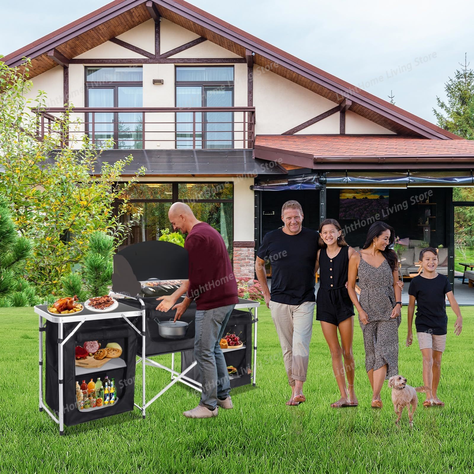Portable Aluminum Camping Kitc - Camping Cooking Cupboard ulasan dan harga