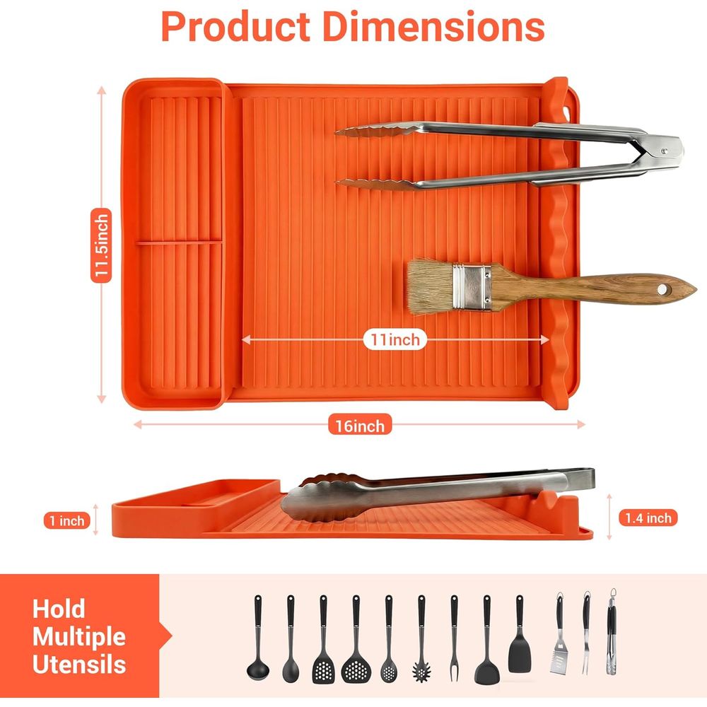 Heat Resistant Silicone Grill  - Camping Cooking Area ulasan dan harga