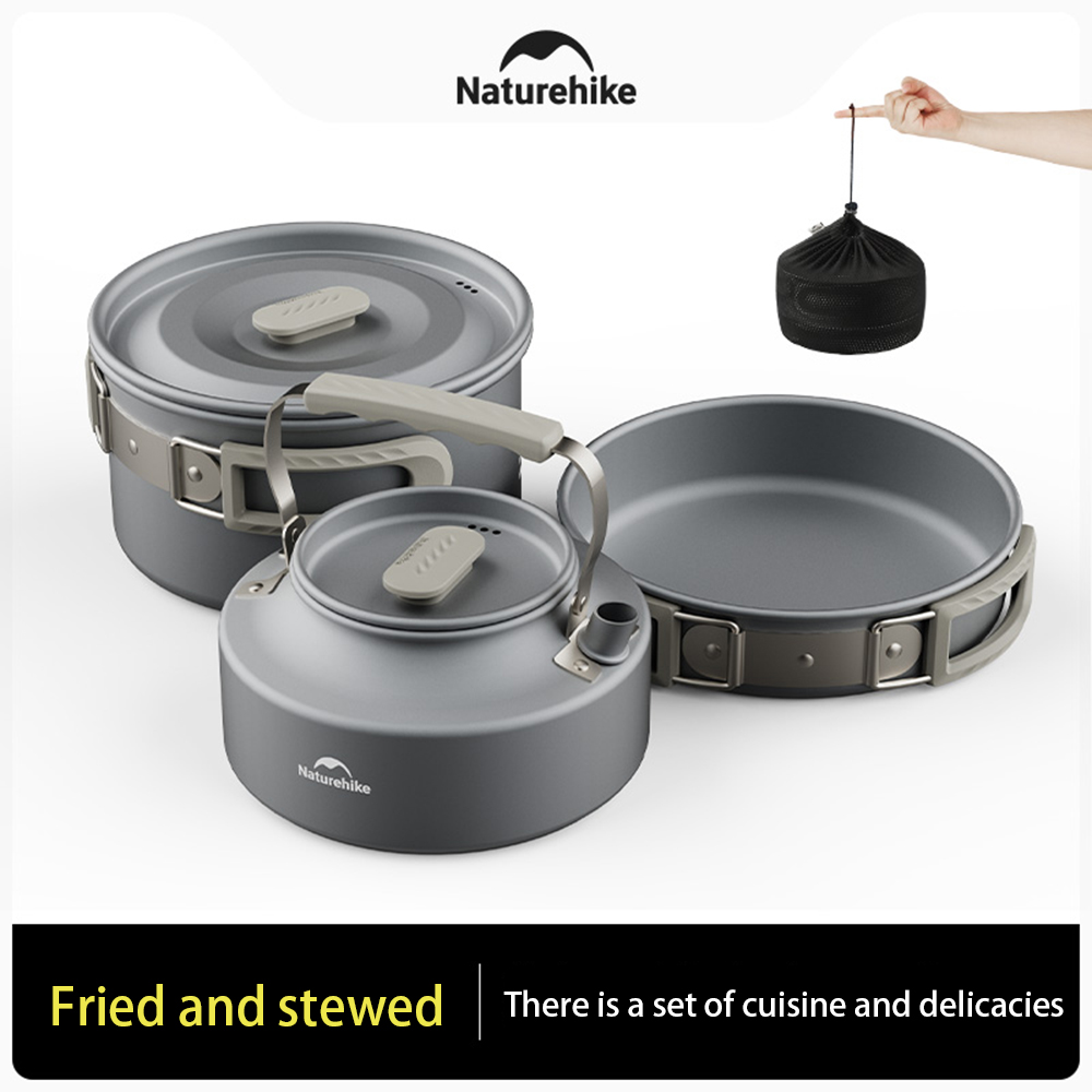 Naturehike Outdoor Pot Set,Cam - Camping Hanging Cooking Pot ulasan dan harga