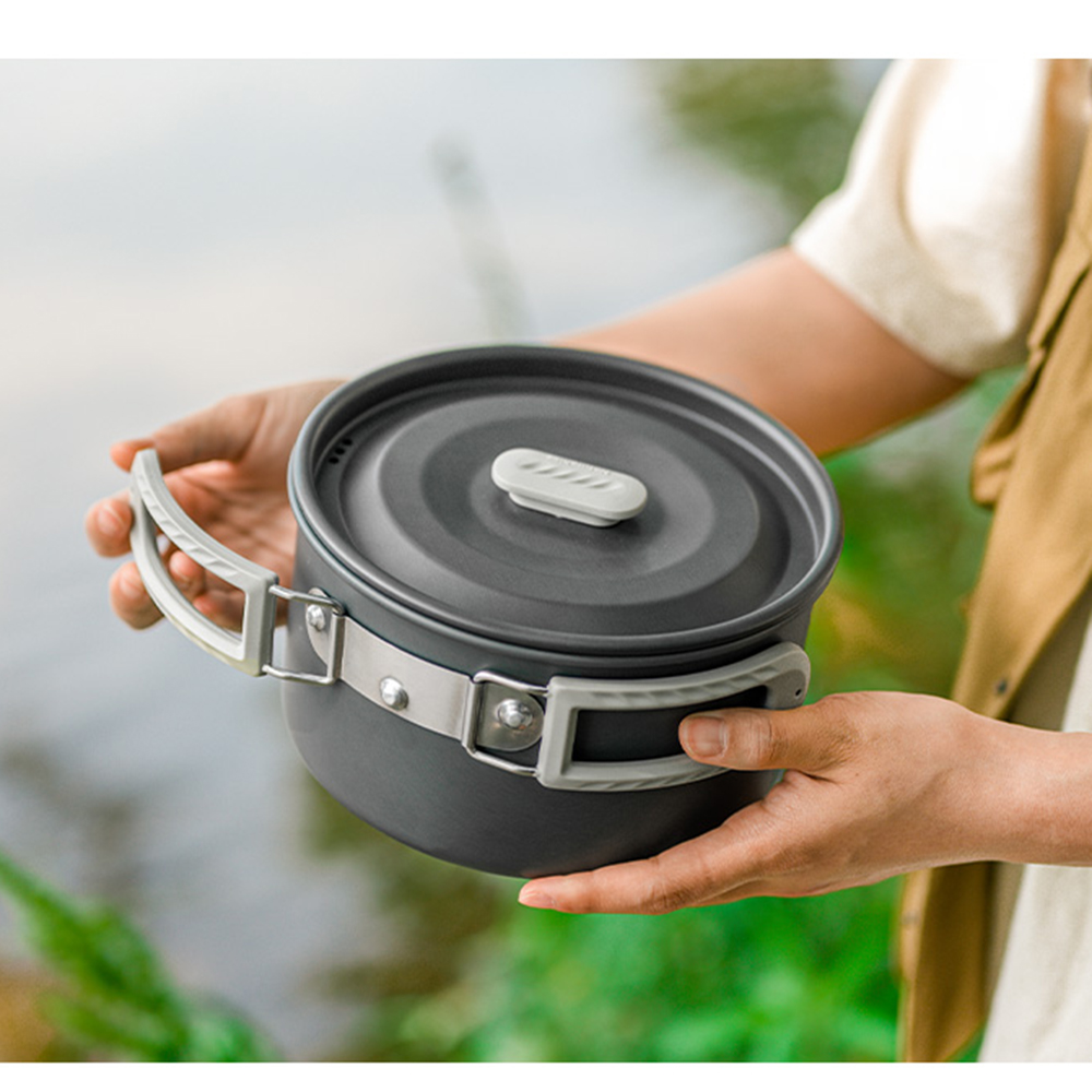 Naturehike Outdoor Pot Set,Cam - Camping Hanging Cooking Pot ulasan dan harga