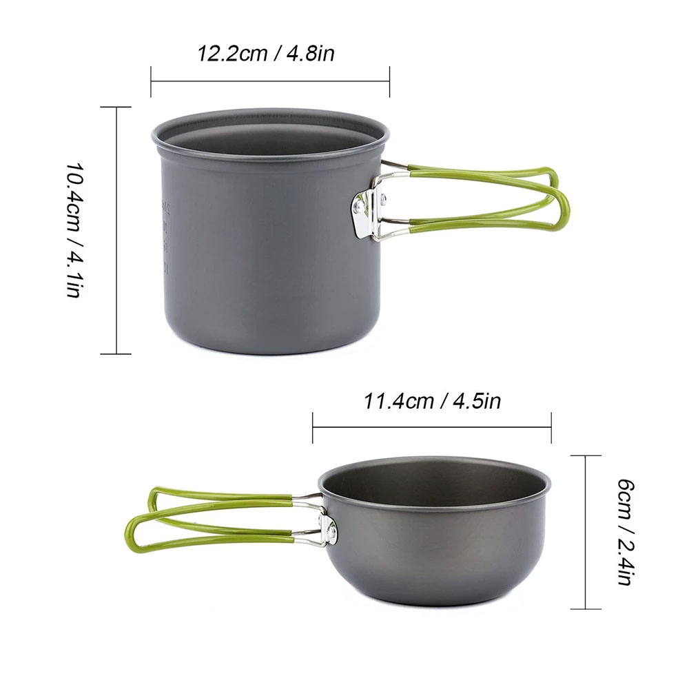Camping Cookware Kit with Stov - Camping Cooking Utensil Bag ulasan dan harga